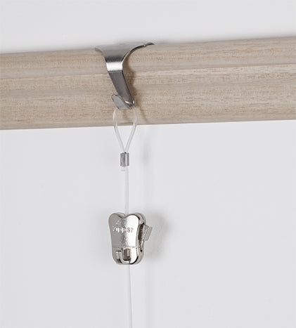 Gancho de quadro STAS windsor branco.