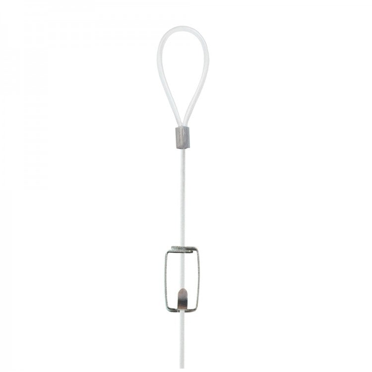 Presilha de fio de nylon perlon da STAS, compatível com divisórias e ganchos para quadros.